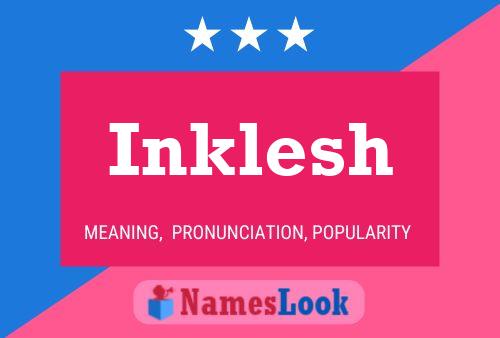 ملصق اسم Inklesh