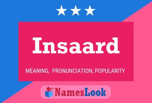 ملصق اسم Insaard