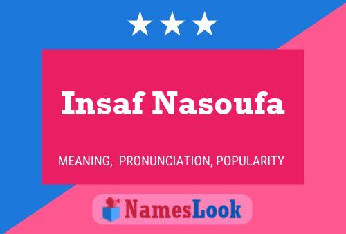 ملصق اسم Insaf Nasoufa