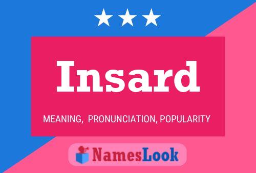 ملصق اسم Insard