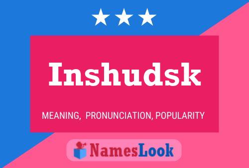 ملصق اسم Inshudsk