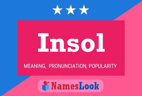 ملصق اسم Insol