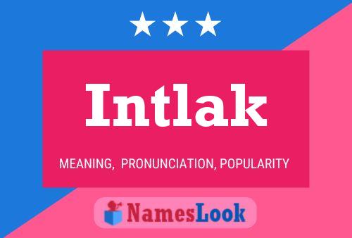 ملصق اسم Intlak