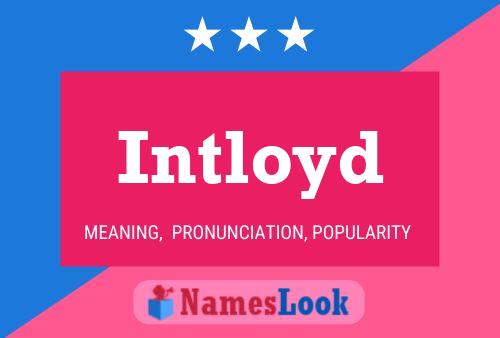 ملصق اسم Intloyd