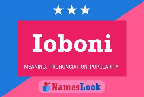 ملصق اسم Ioboni