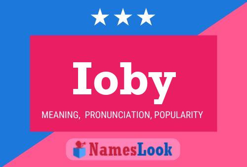 ملصق اسم Ioby