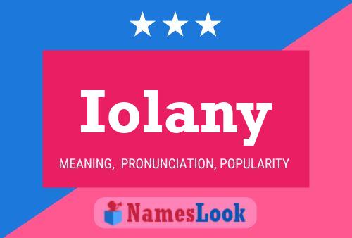 ملصق اسم Iolany