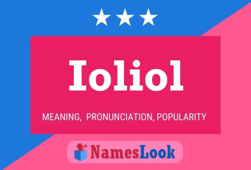 ملصق اسم Ioliol