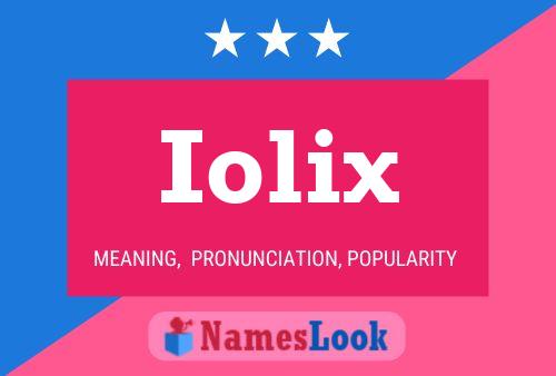 ملصق اسم Iolix