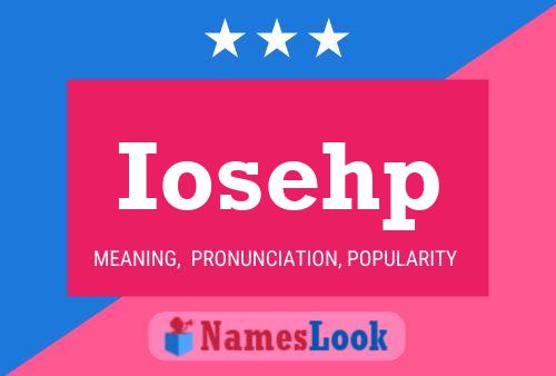 ملصق اسم Iosehp