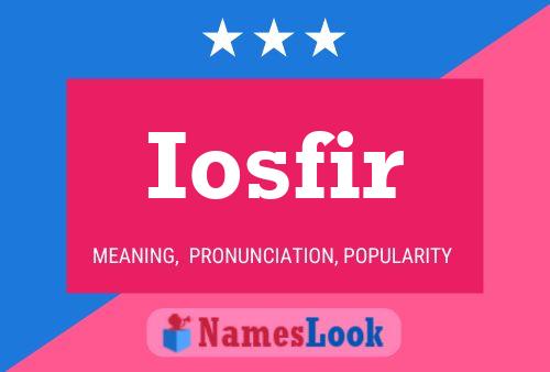 ملصق اسم Iosfir