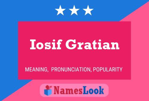 ملصق اسم Iosif Gratian