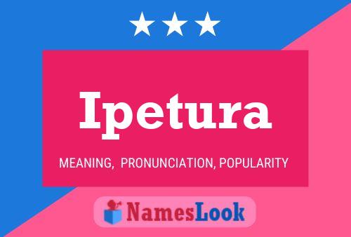 ملصق اسم Ipetura