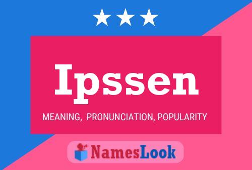 ملصق اسم Ipssen