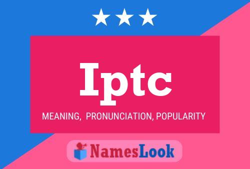 ملصق اسم Iptc