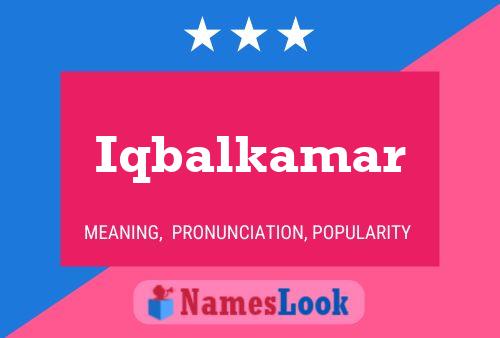 ملصق اسم Iqbalkamar