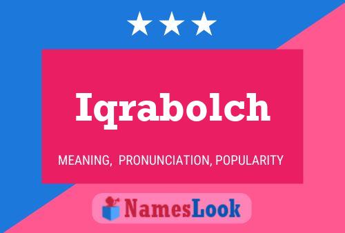 ملصق اسم Iqrabolch