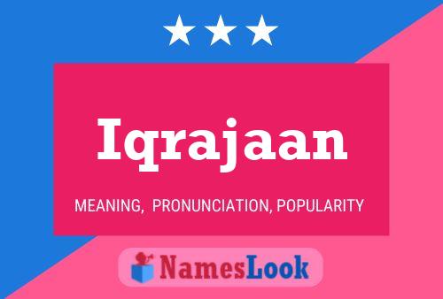 ملصق اسم Iqrajaan