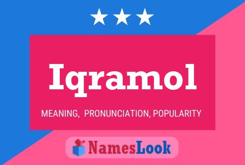 ملصق اسم Iqramol