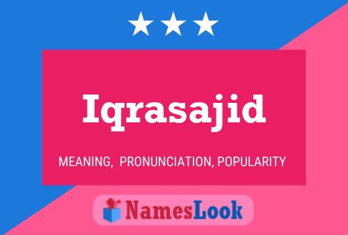 ملصق اسم Iqrasajid