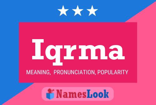 ملصق اسم Iqrma