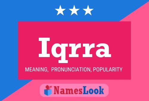 ملصق اسم Iqrra