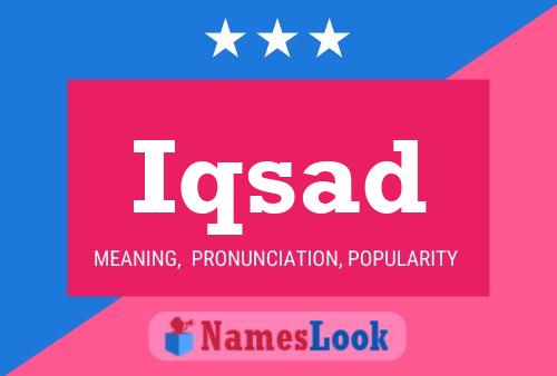 ملصق اسم Iqsad