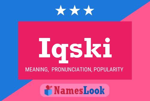 ملصق اسم Iqski