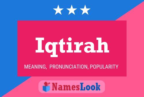 ملصق اسم Iqtirah