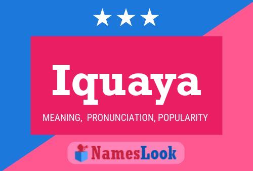 ملصق اسم Iquaya