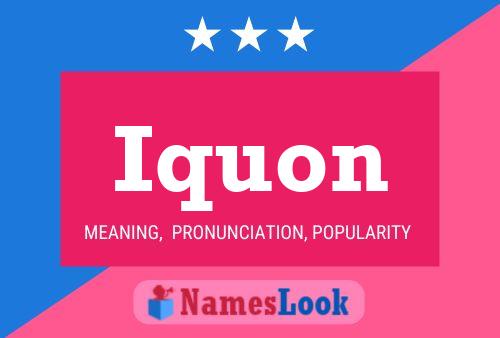 ملصق اسم Iquon