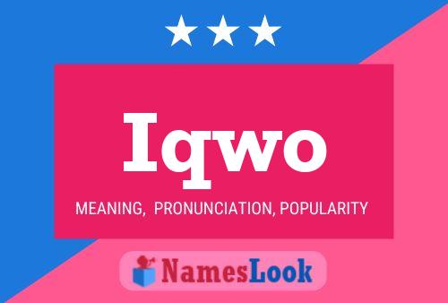 ملصق اسم Iqwo