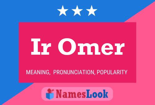 ملصق اسم Ir Omer