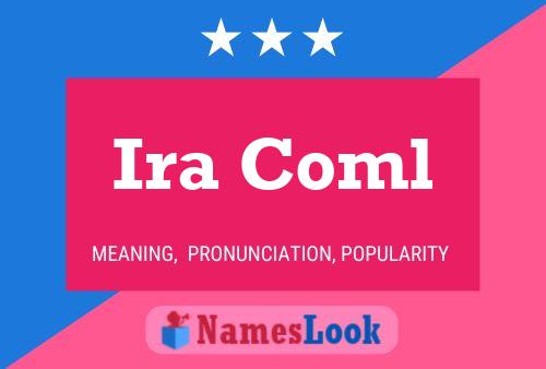 ملصق اسم Ira Coml