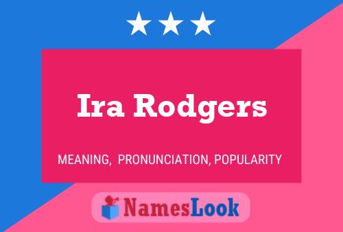 ملصق اسم Ira Rodgers