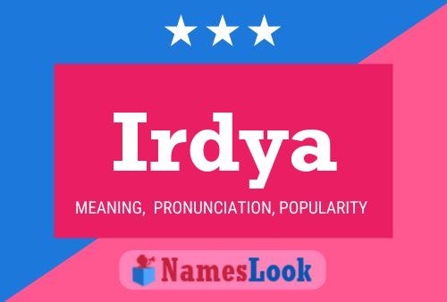 ملصق اسم Irdya