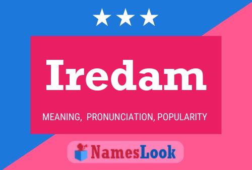 ملصق اسم Iredam