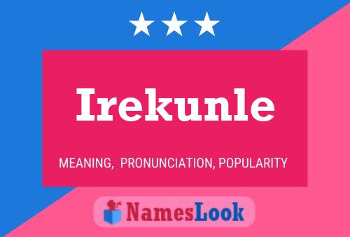 ملصق اسم Irekunle