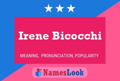 ملصق اسم Irene Bicocchi