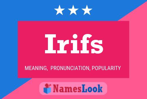 ملصق اسم Irifs