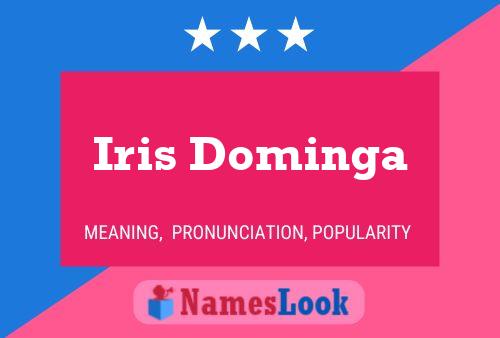 ملصق اسم Iris Dominga