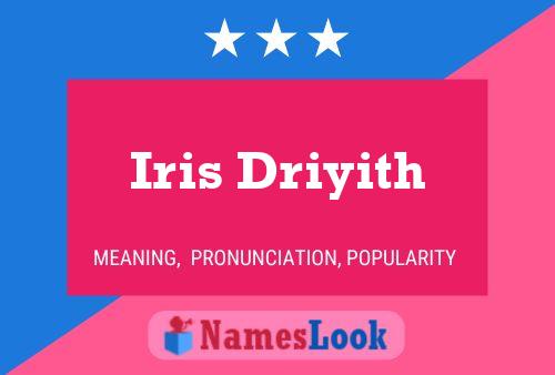 ملصق اسم Iris Driyith