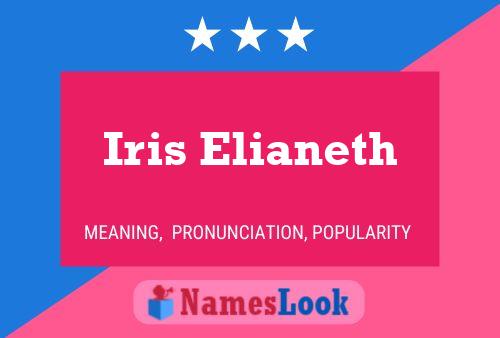 ملصق اسم Iris Elianeth