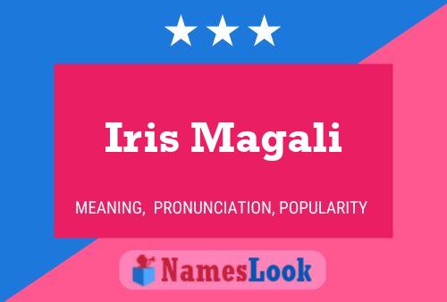 ملصق اسم Iris Magali