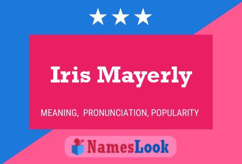 ملصق اسم Iris Mayerly