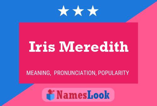 ملصق اسم Iris Meredith