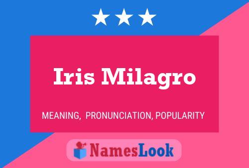 ملصق اسم Iris Milagro