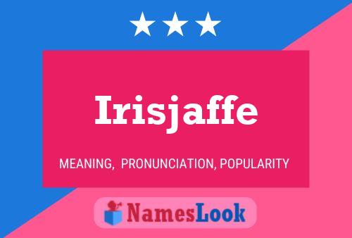 ملصق اسم Irisjaffe