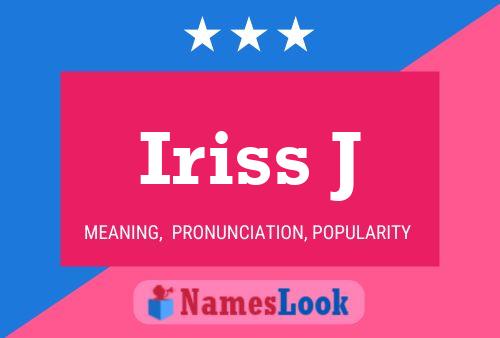 ملصق اسم Iriss J