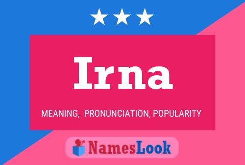 ملصق اسم Irna